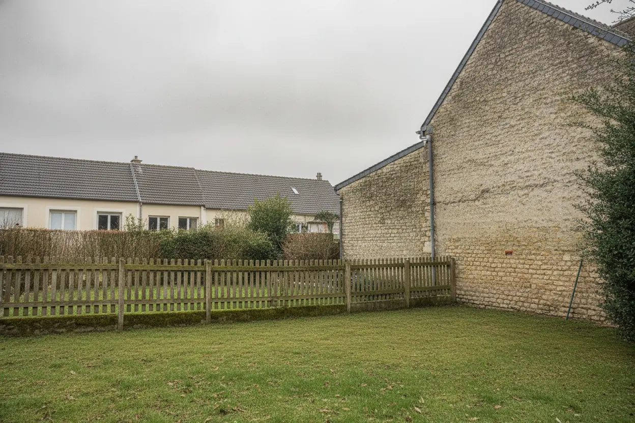 Jardin dégagé et nettoyé après abattage et évacuation complète aux Chartreux